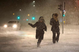 Widespread snowfall but will ease up in the south of the country