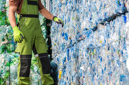 The majority of waste recycled