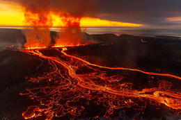 It is a concern if eruption starts in bad weather