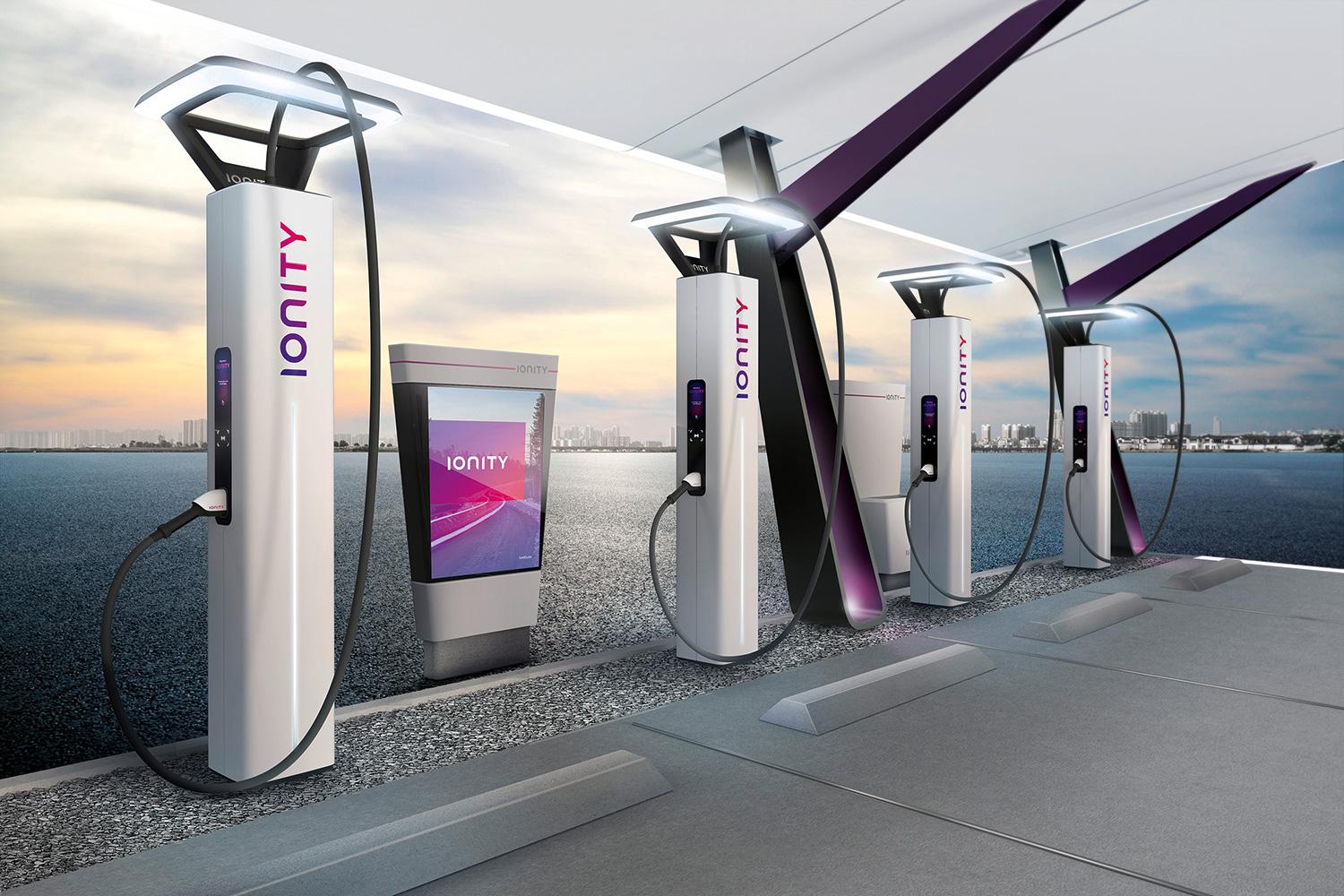 Opptil 600kw lynrask lading fra Ionity sine nye ladere