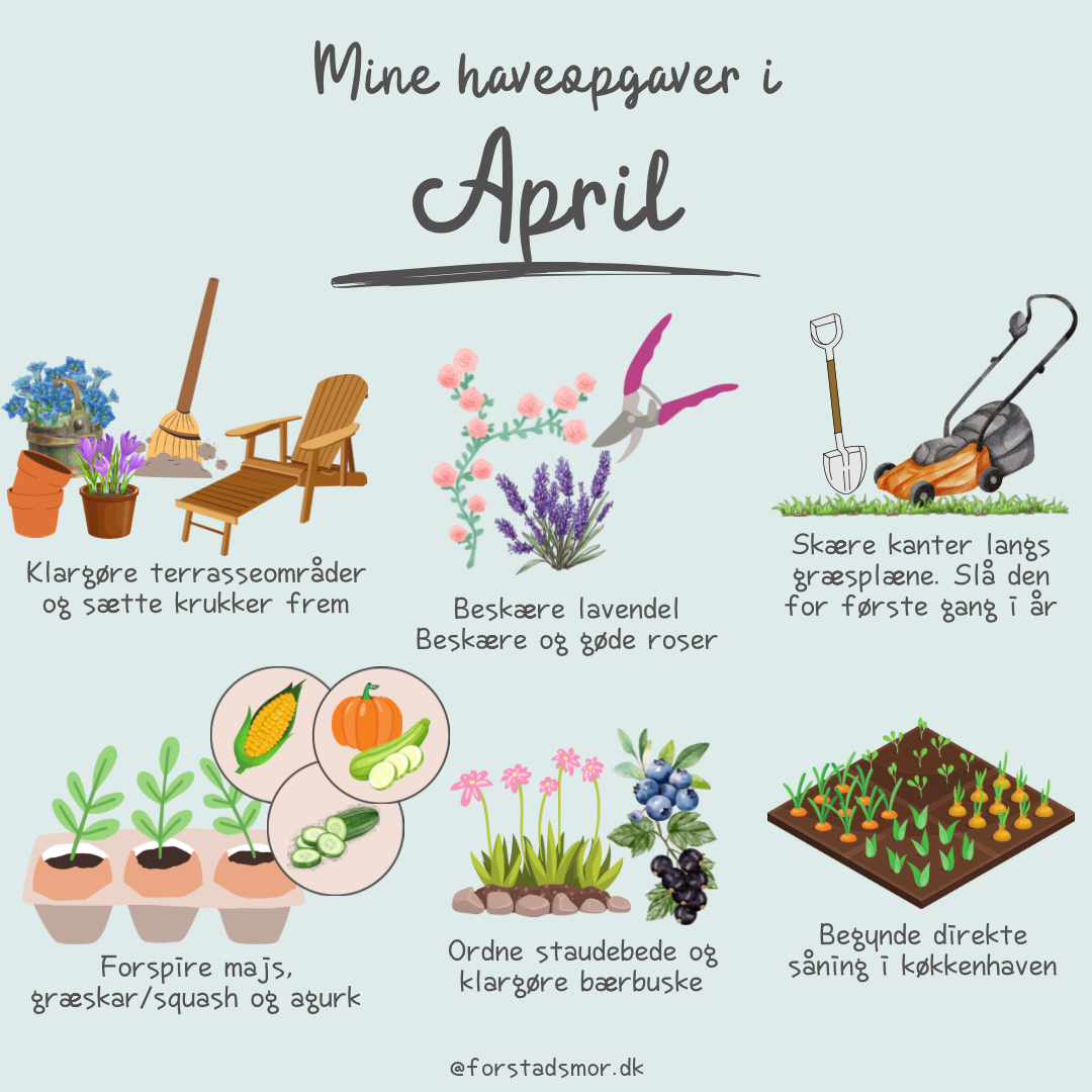 Havekalender: April