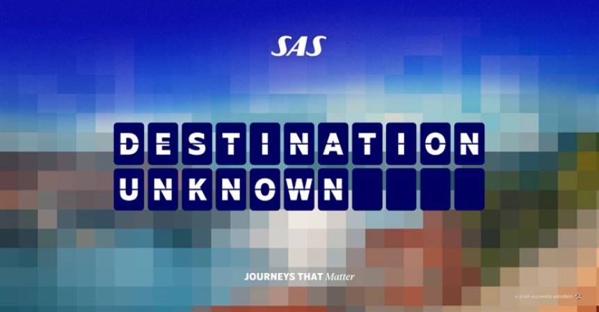 SAS’ Destination Unknown blev hurtigt udsolgt