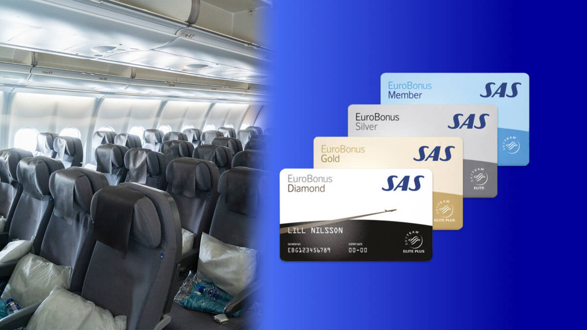EuroBonus medlemmer kan gratis vælge plads hos SAS. Alle andre skal nu betale i Go.