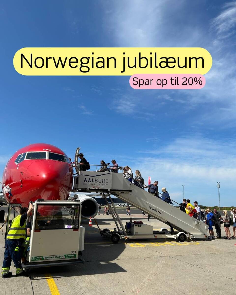 Norwegian giver op til 20% i jubilæums rabat