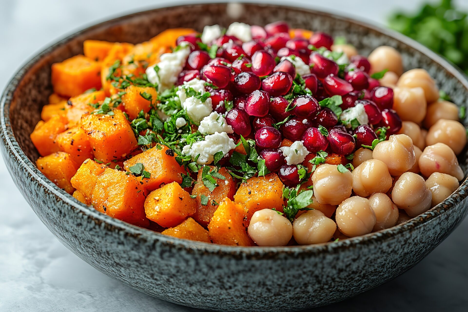 Rask og proteinrik middag: Tacobowl med bakt søtpotet og cottage cheese
