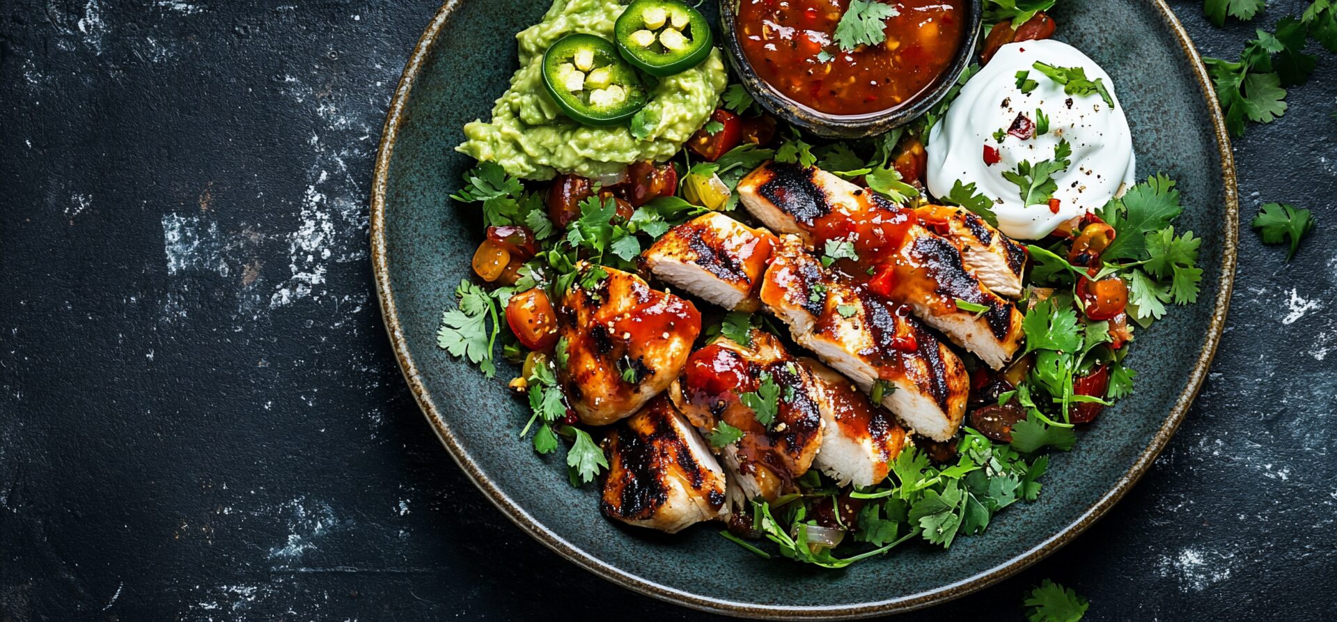 Rask og næringsrik hverdagsmat: Tacosalat med kylling og guacamole