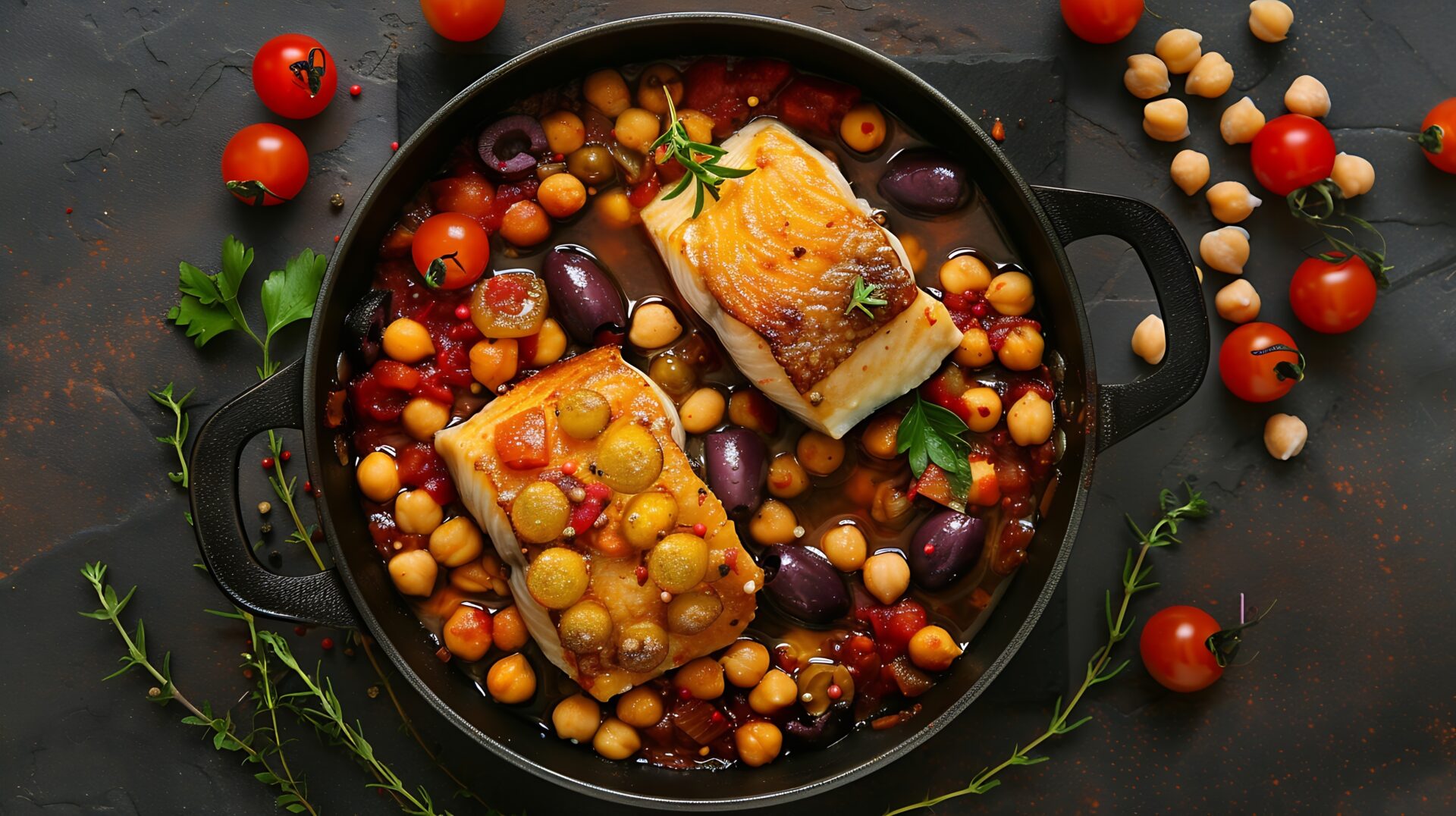 Proteinrik hverdagsmiddag: Torsk i tomatsaus
