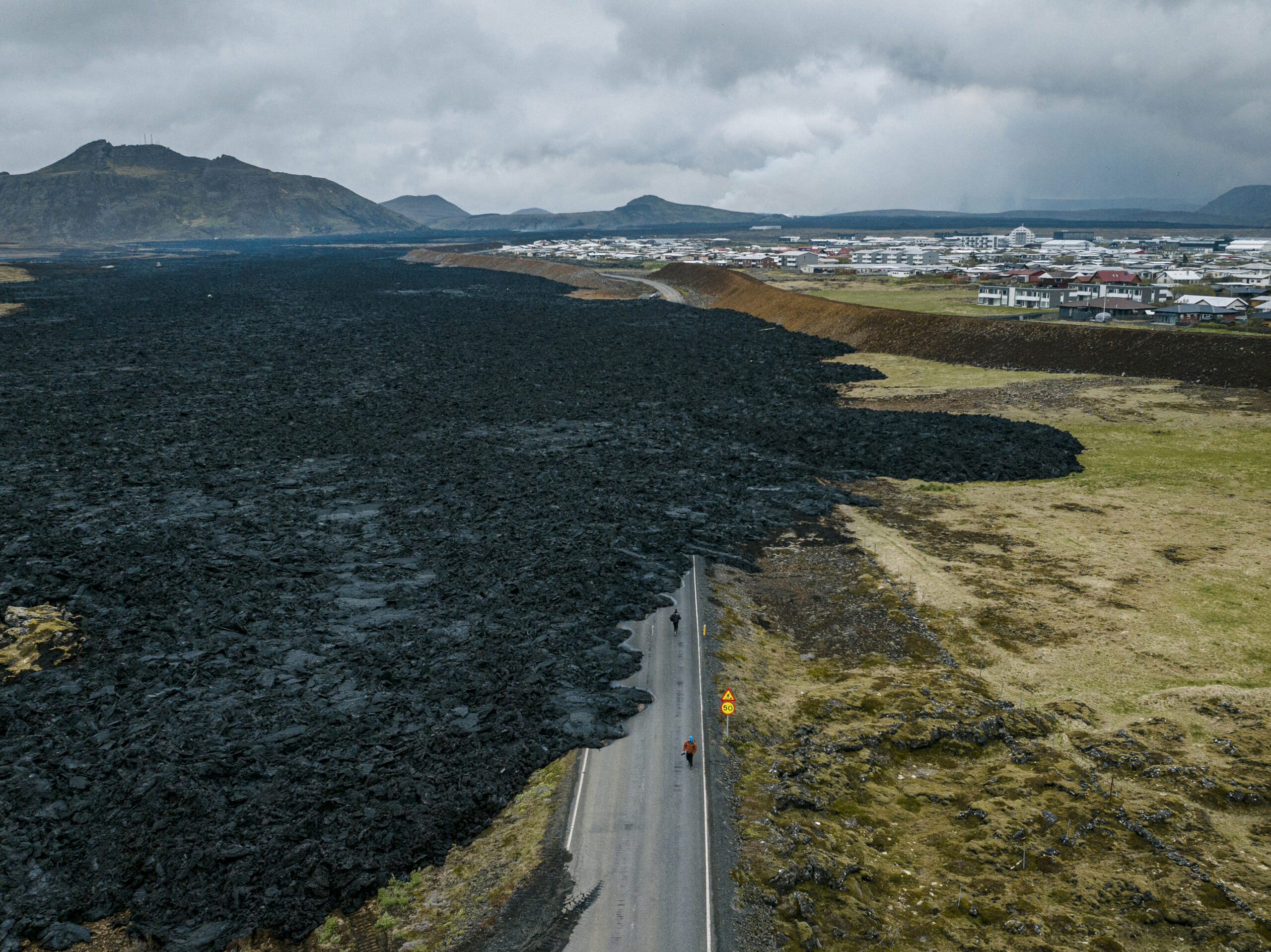 Eruption Has Begun North Of Grindavík, Now Within Protective Barriers