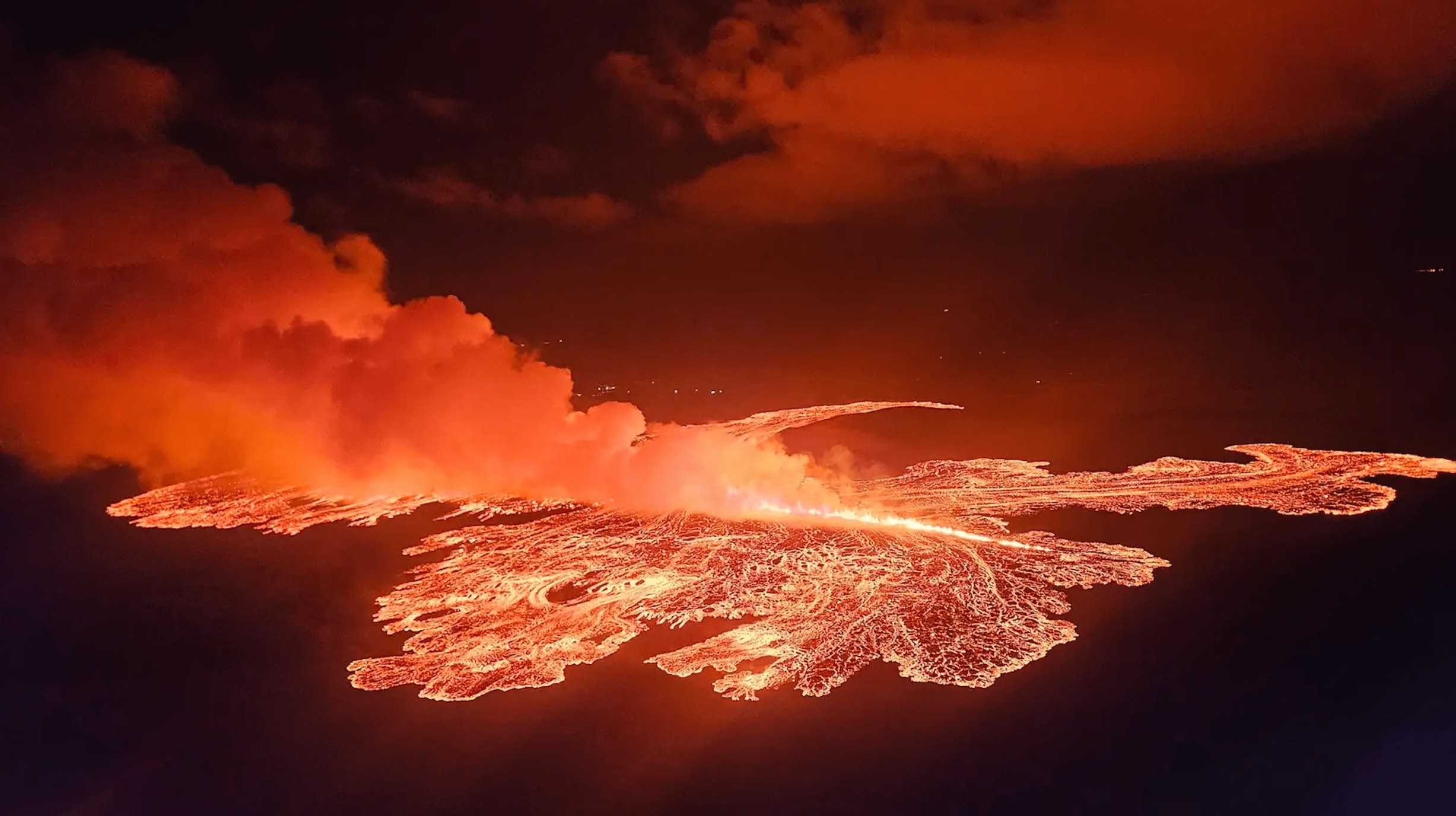 Eruption Decreases Overnight, Infrastructure Suffers Damage