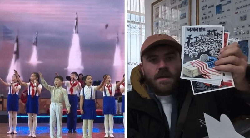 Sjokkerende scener for vestlige turister i Nord-Korea