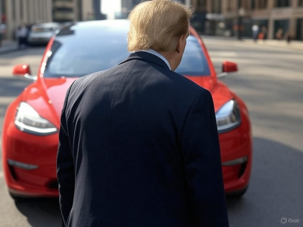 Trump raser mot radikale venstreekstremister: – Jeg kjøper en ny Tesla i morgen!