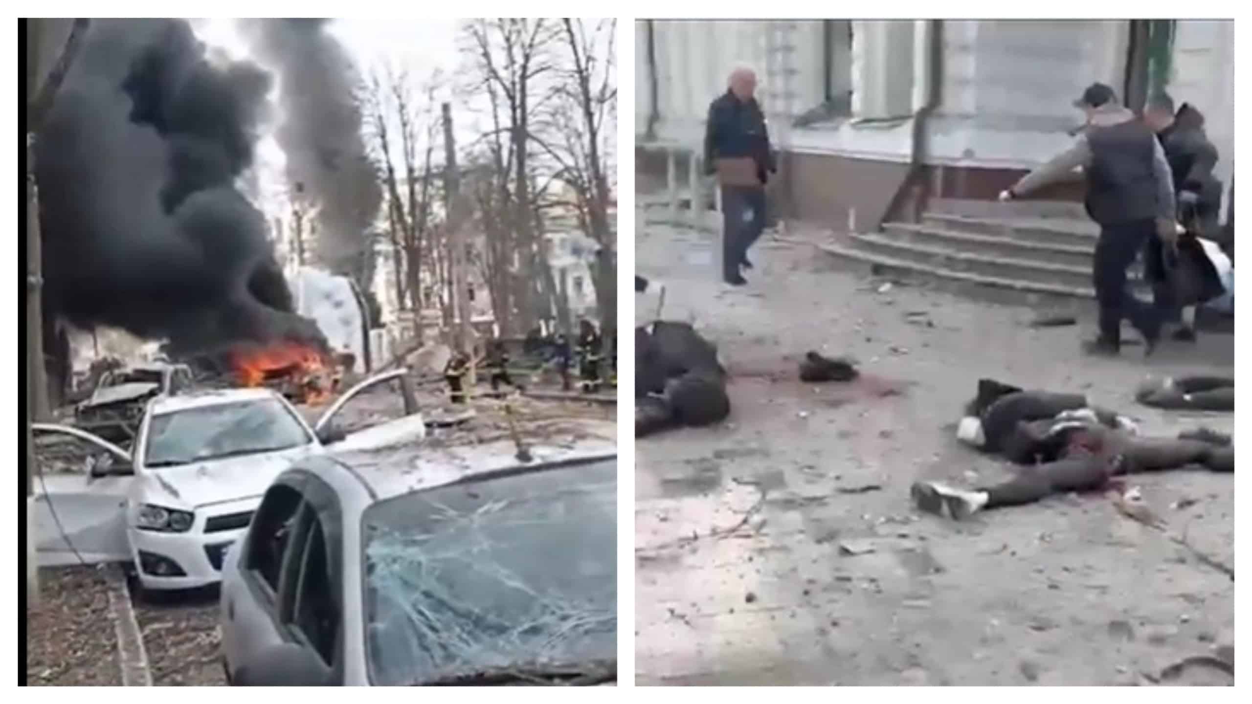 Titalls drept i russisk rakettangrep mot Sumy: – Bare råttent avskum kan handle på denne måten