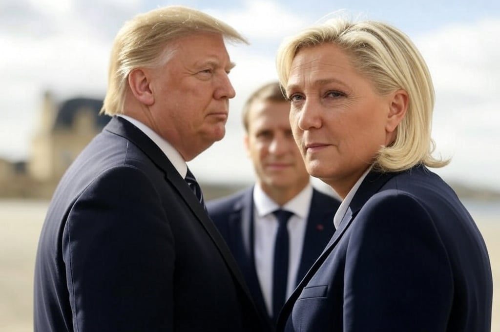 Trump freser mot Frankrike: – heksejakt mot Le Pen for å kneble ytringsfrihet (+)