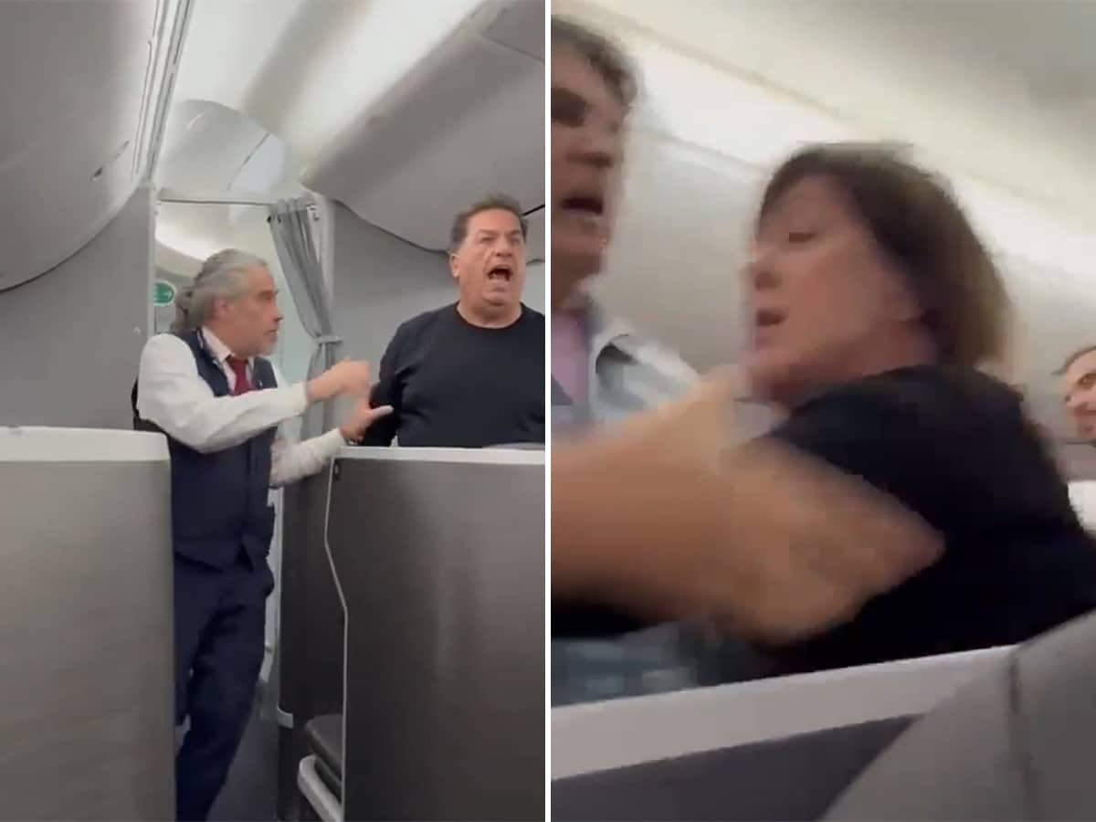Chaos on American Airlines Flight as Passenger Is Thrown to the Floor in Wild Confrontation Over Flight Delay