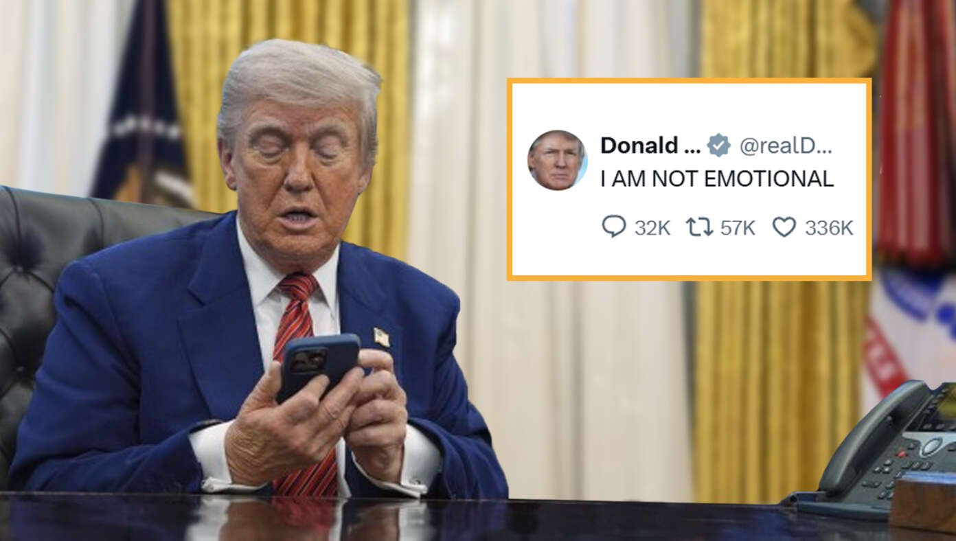 Trump Responds To Putin's Charge Of Him Being Emotional With An All-Caps Tweet