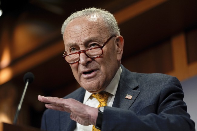 Schumer's Swipe at Trump's Poll Numbers Got Quickly Gutted By This Reporter