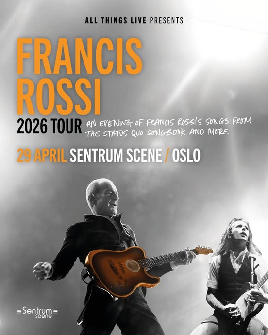 Status Quo-legenden Francis Rossi til Norge med splitter nytt show