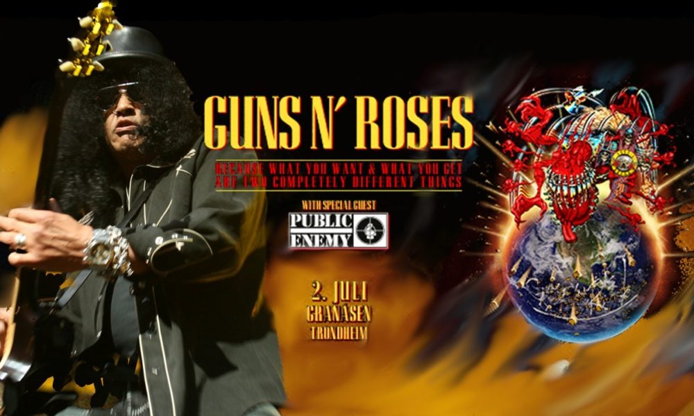 Vinn 2 stk. fete Guns N’ Roses billetter inkl. 5* hotell overnatting