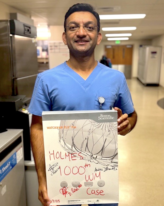 Health First’s Holmes Regional Medical Center Performs 1,000th WATCHMAN Procedure for Atrial Fibrillation
