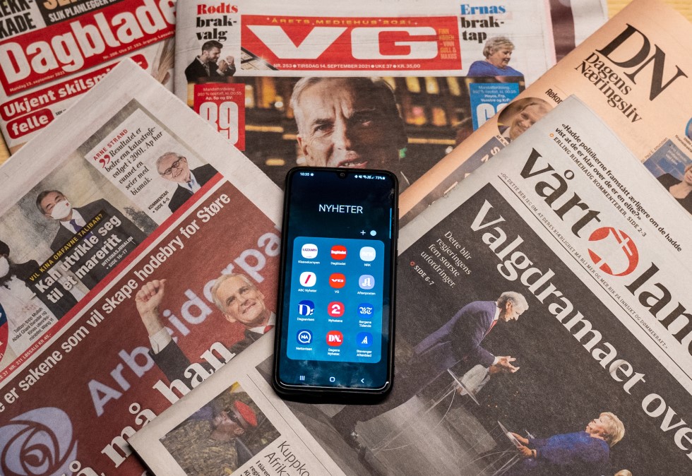 Én av fem unge har lav tillit til norske medier