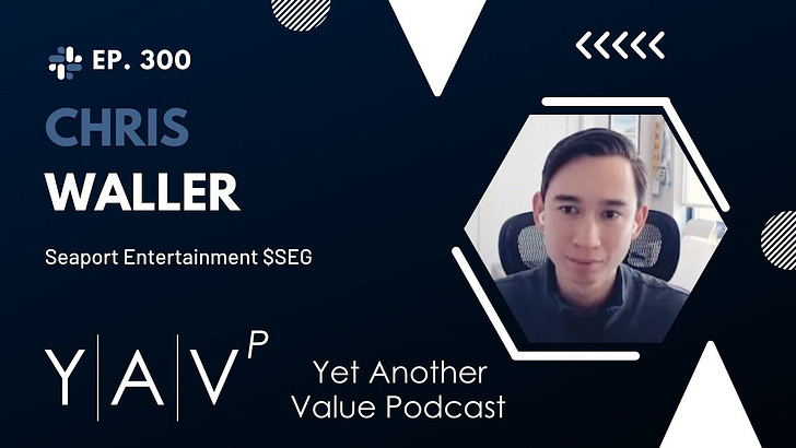 Plural Investing's Chris Waller on the entertainment and hospitality turnaround at Seaport $SEG (podcast #300)