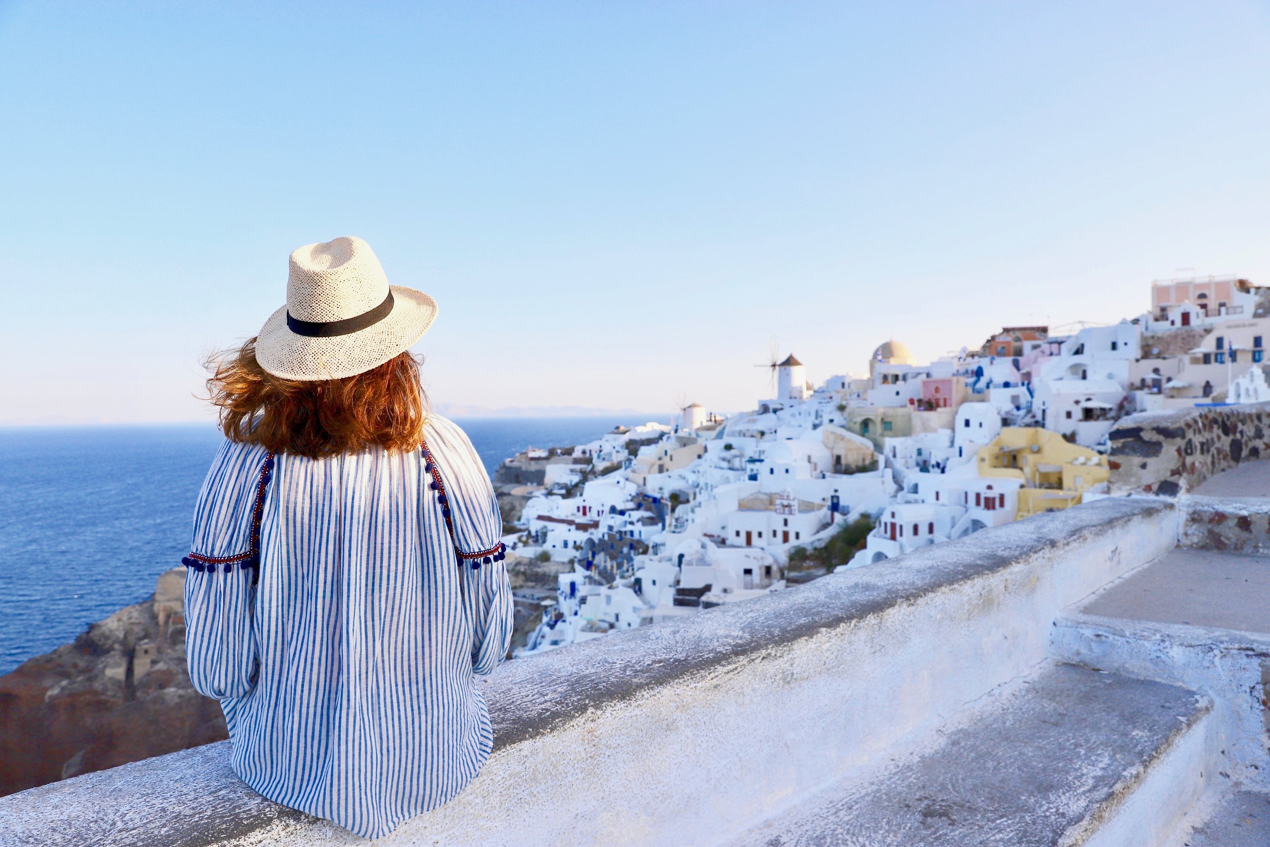 Oia på Santorini