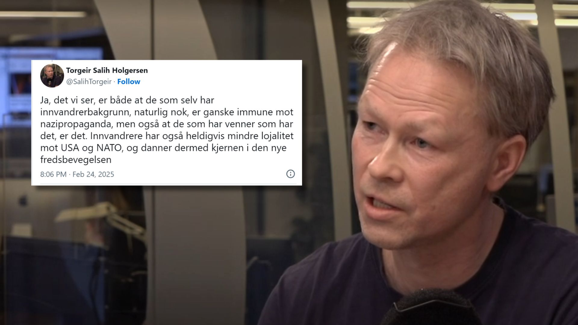 Norsk lærebok­forfatter med sjokk­uttalelse: Vil ha flertall innvandrere i Norge