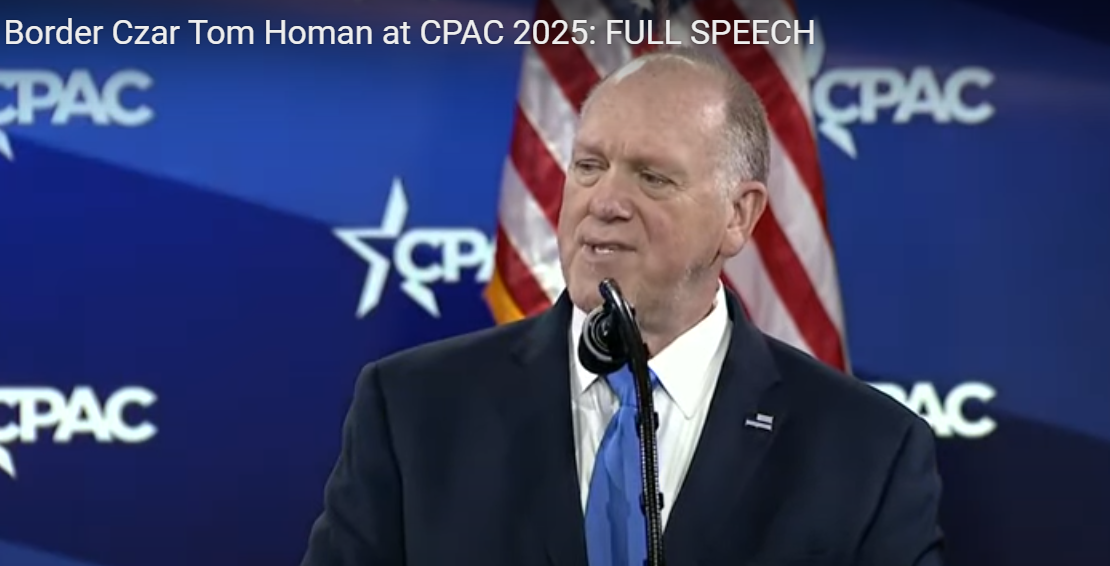 Tom Homans tale på CPAC, allerede legendarisk