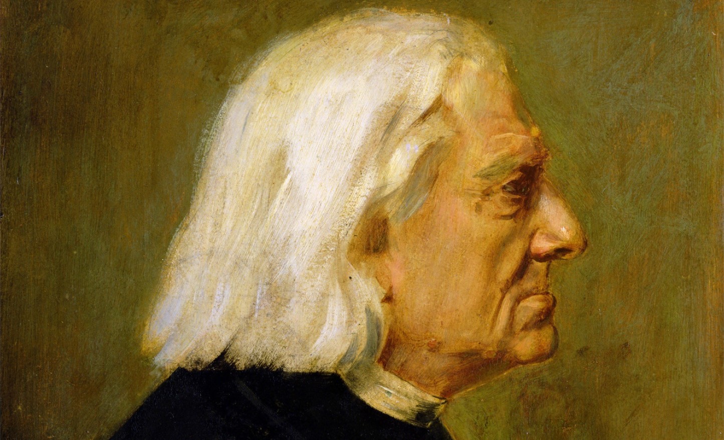 Komponist og pianist Franz Liszt (1884).