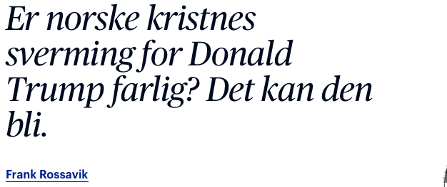 Trump utfordrer mytemakerne