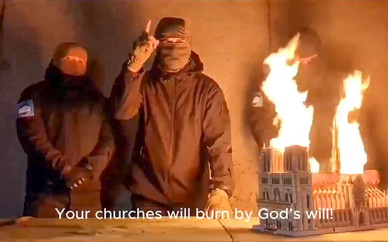 Frankrike: Følgere av Allah truer med at Notre Dame igjen skal stå i flammer