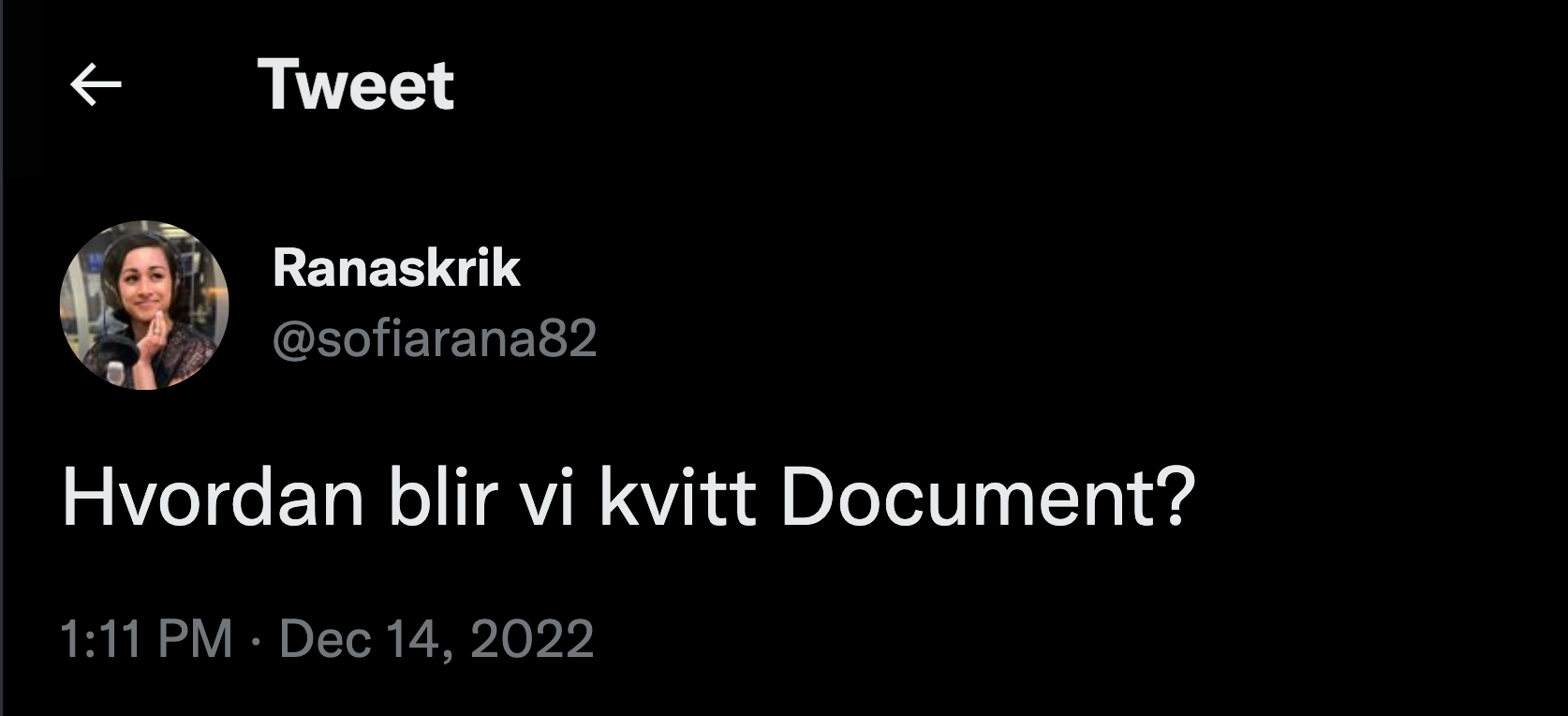 -Deres verdigrunnlag ikke er forenelig med vårt
