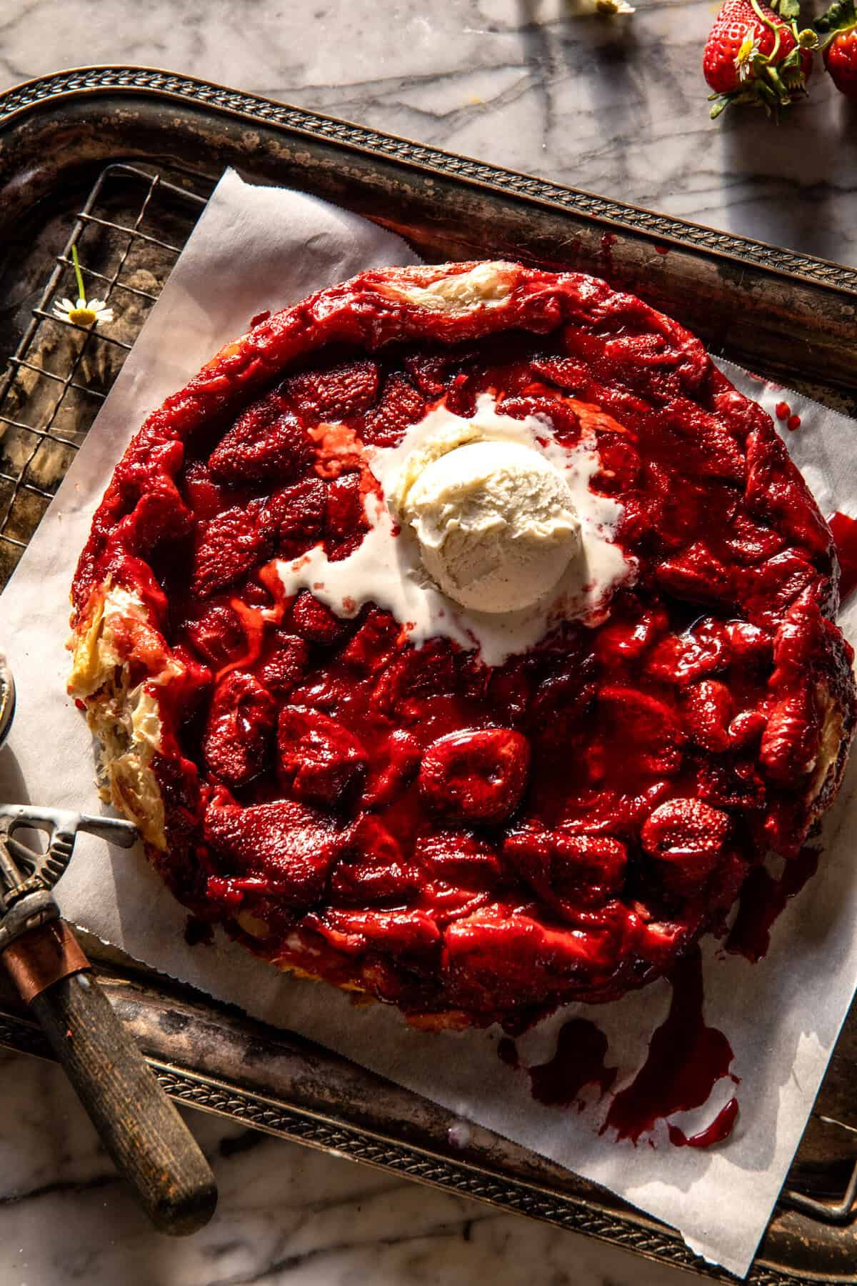 Strawberry Tarte Tatin.