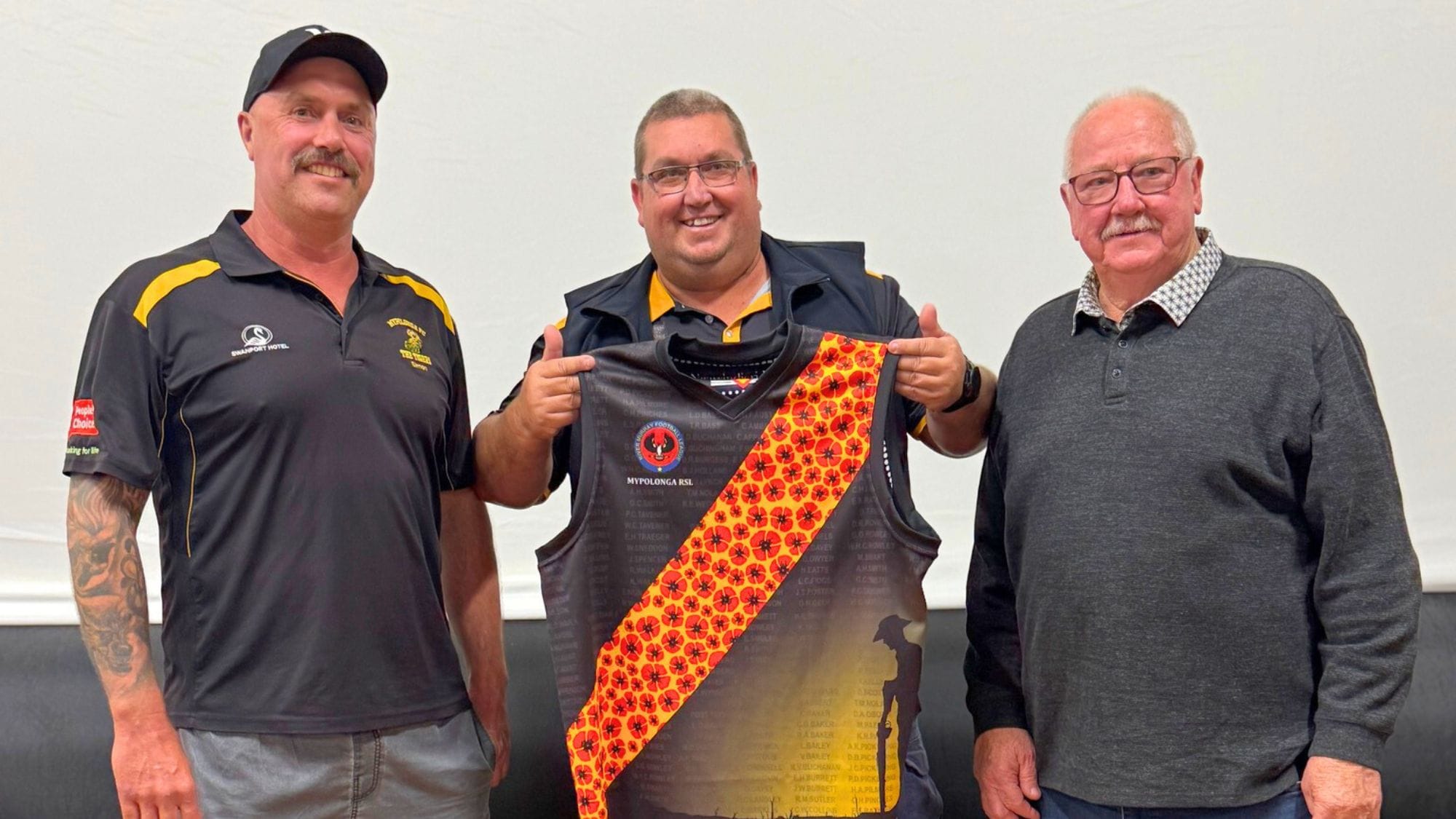 Mypolonga Anzac guernsey pays tribute to the community’s military heritage