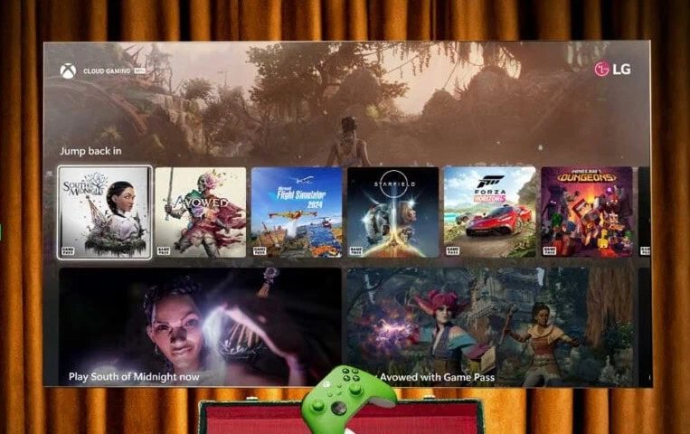 Xbox-sovellus nyt saatavilla LG:n älytelevisioille