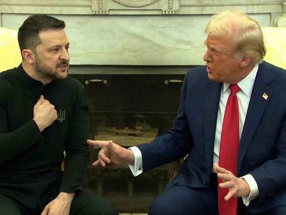 Trump knuser Zelensky