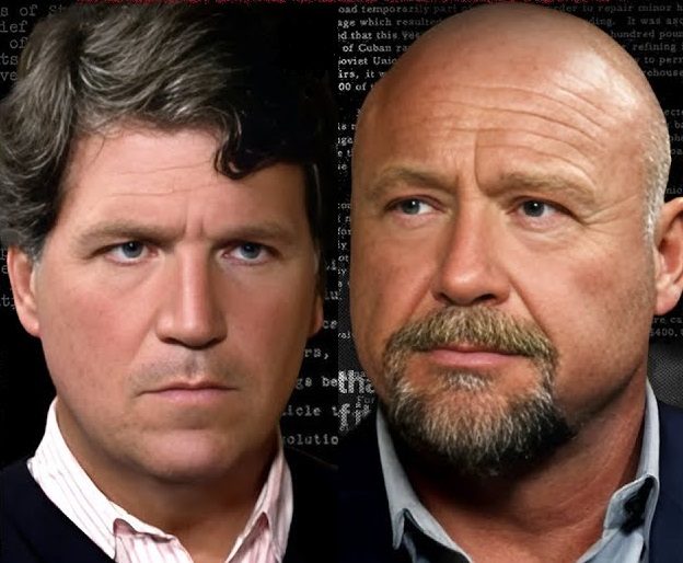 Tucker Carlson intervjuer Alex Jones: Forutså 11. september og avslører globale konspirasjoner