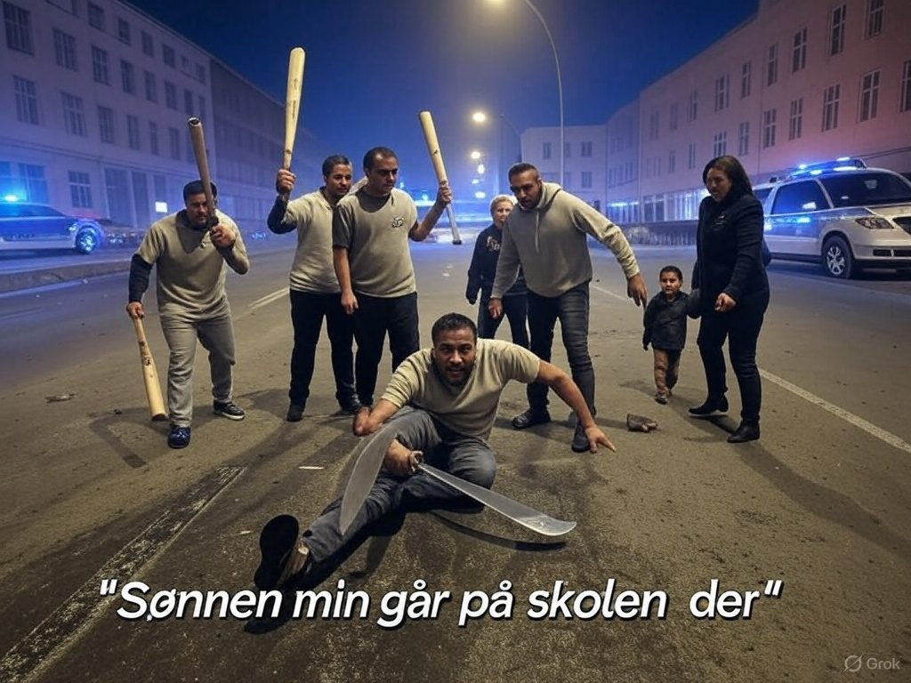 Tyskland: Mann med machete drept av 5 menn med balltre i kaos i Berlin