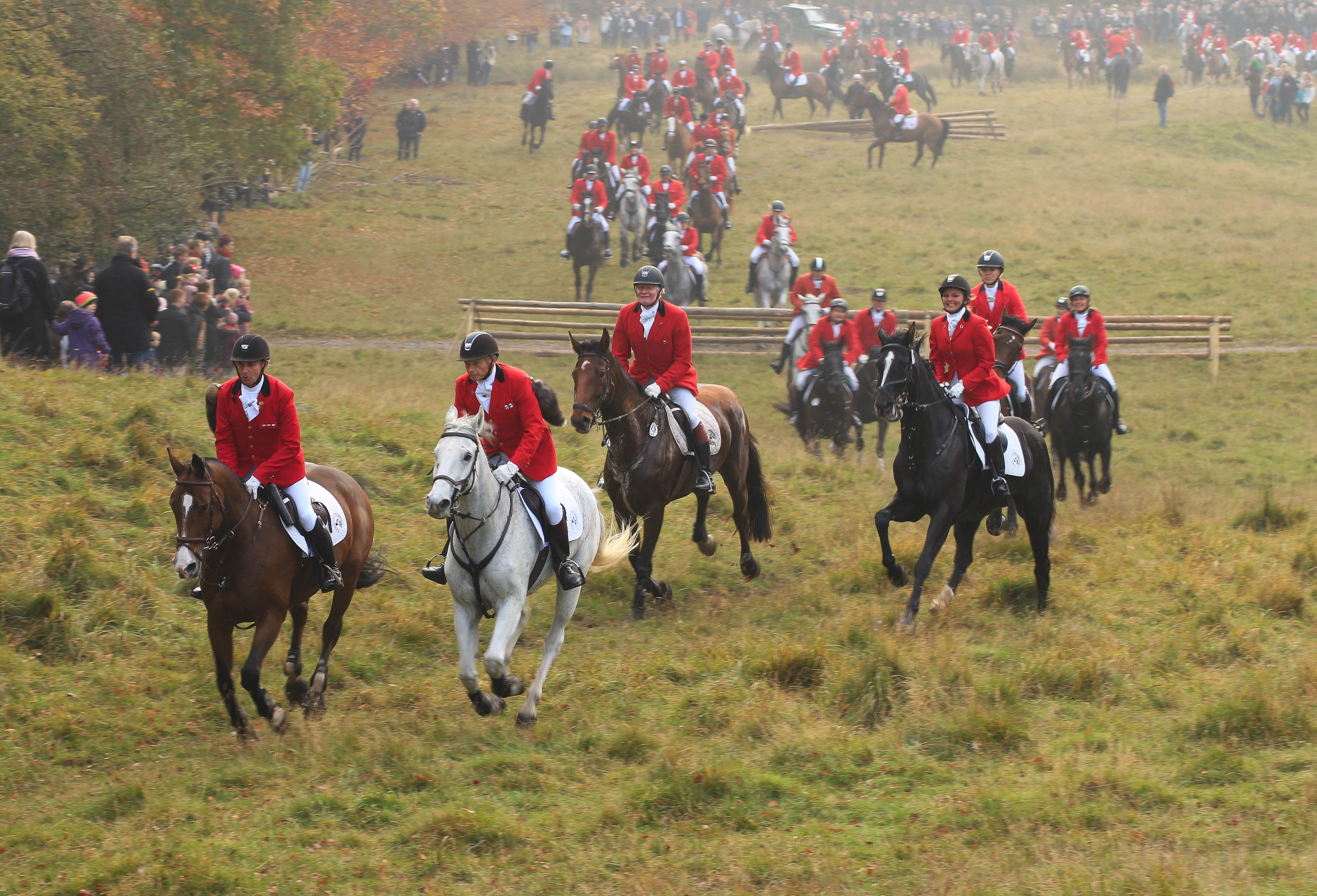 A great event the annual hunt, Hubertusjagten